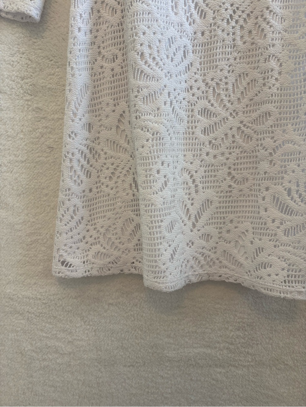 Lilly Pulitzer Foley Resort White Whirlpool Knit Lace Dress Size Medium NWT - Picture 3 of 12